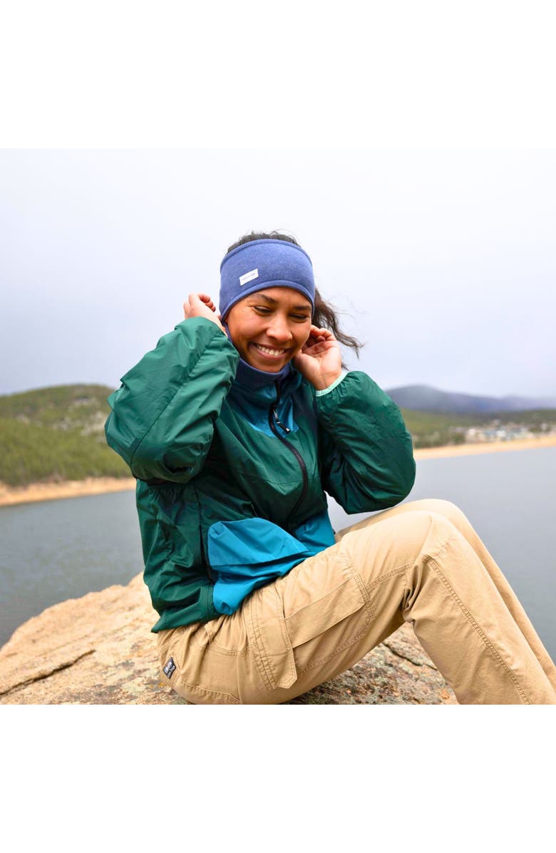 Turtle Fur Luxe Wide Headband, Alternate, color, Ink