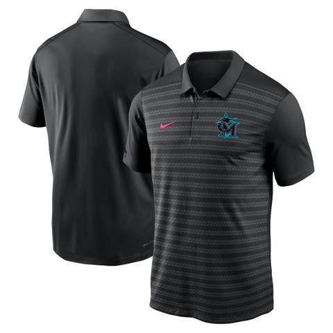 Men's Nike Black Miami Marlins 2025 City Connect Authentic Collection Victory Performance Polo