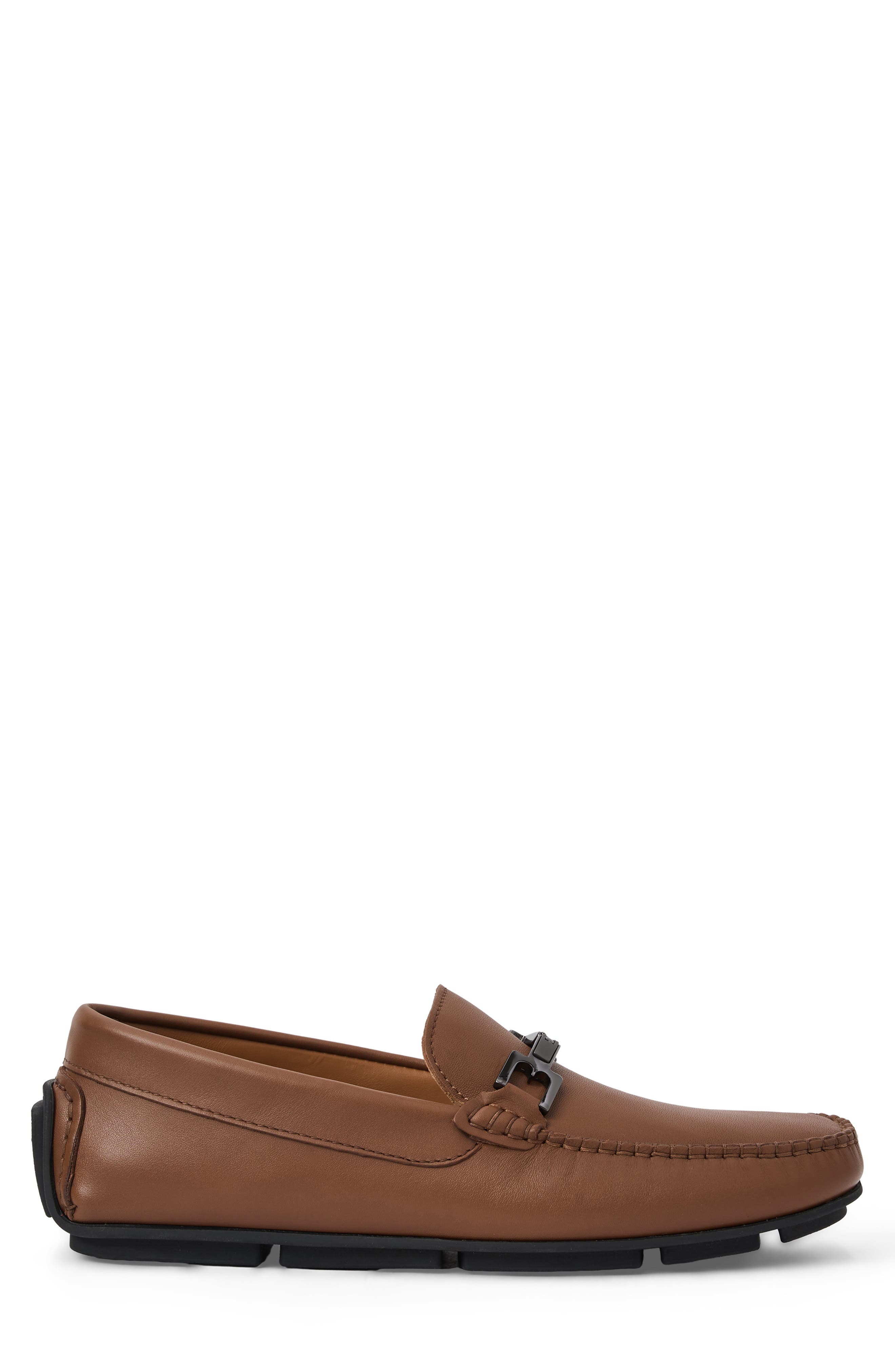 Bruno Magli Taso Bit Driving Loafer, Alternate, color, Cognac Leather