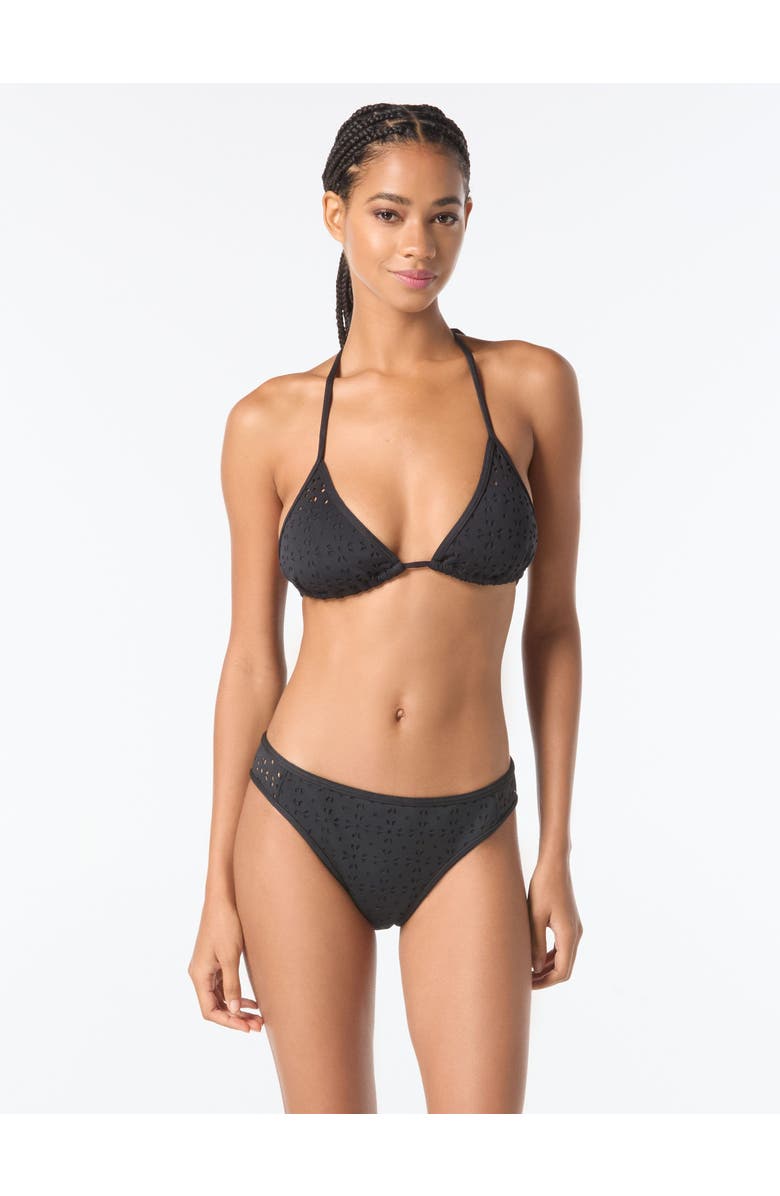 MICHAEL Michael Kors String Bikini Top, Main, color, 001-Black