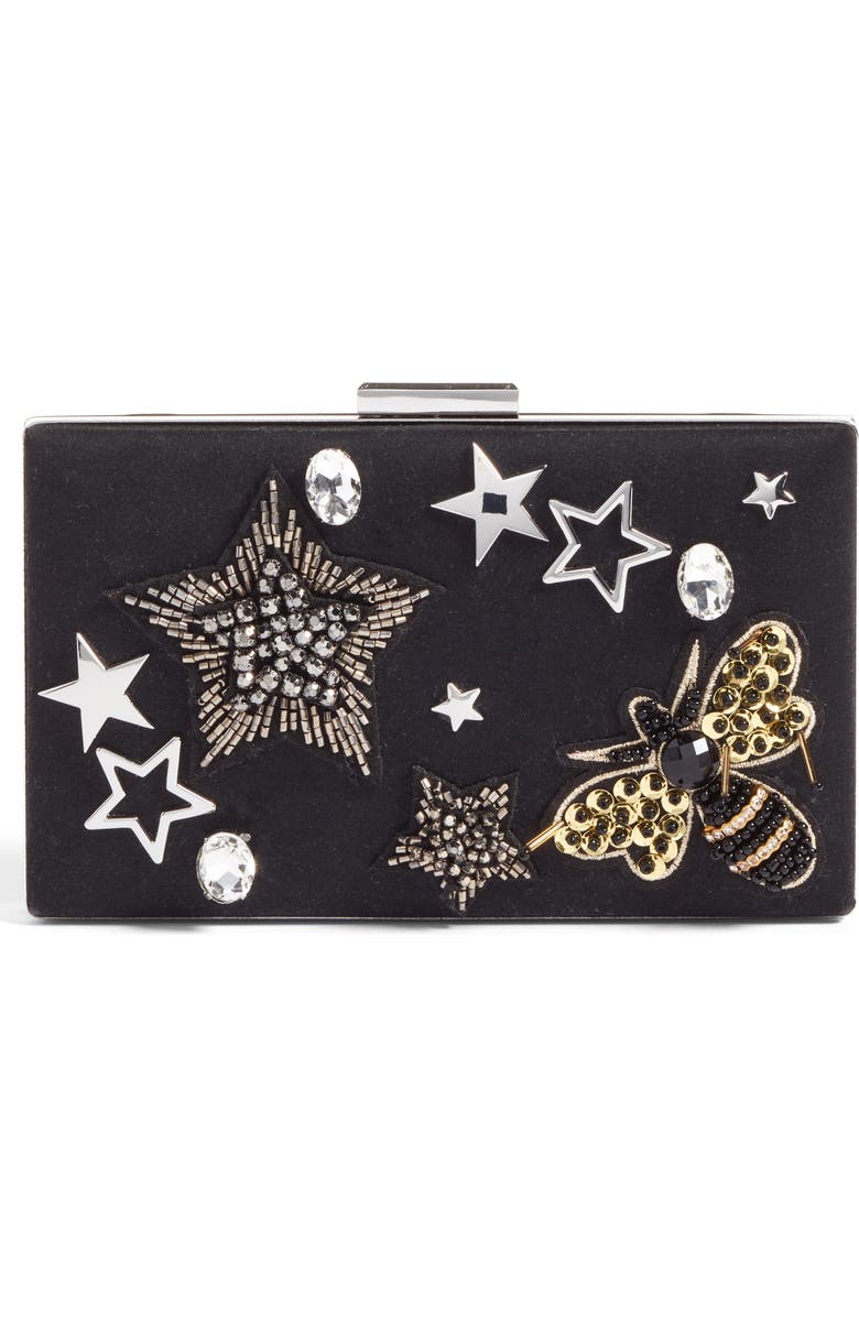 Nordstrom Appliqué Minaudière, Main, color,