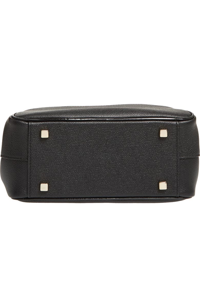 Valextra Mini Serie S Leather Top Handle Bag, Alternate, color,