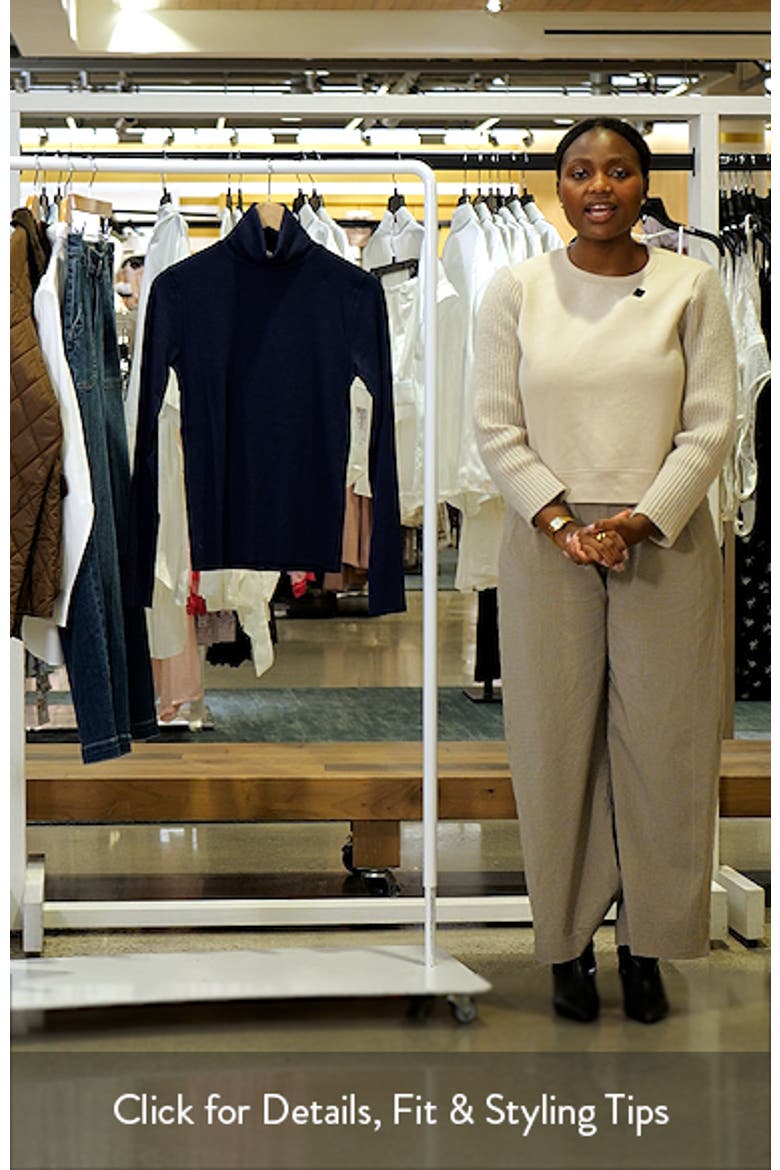 Rib Turtleneck Top video