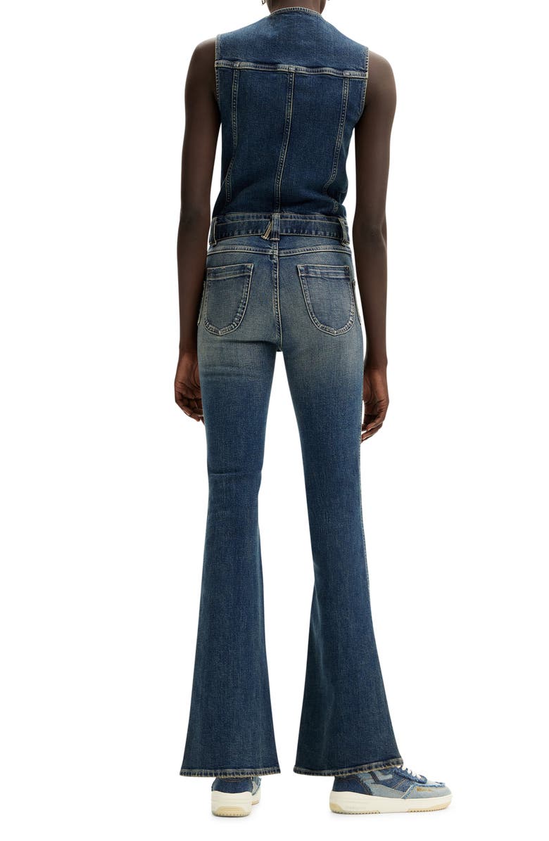 Desigual Danas Sleeveless Denim Jumpsuit, Alternate, color, 