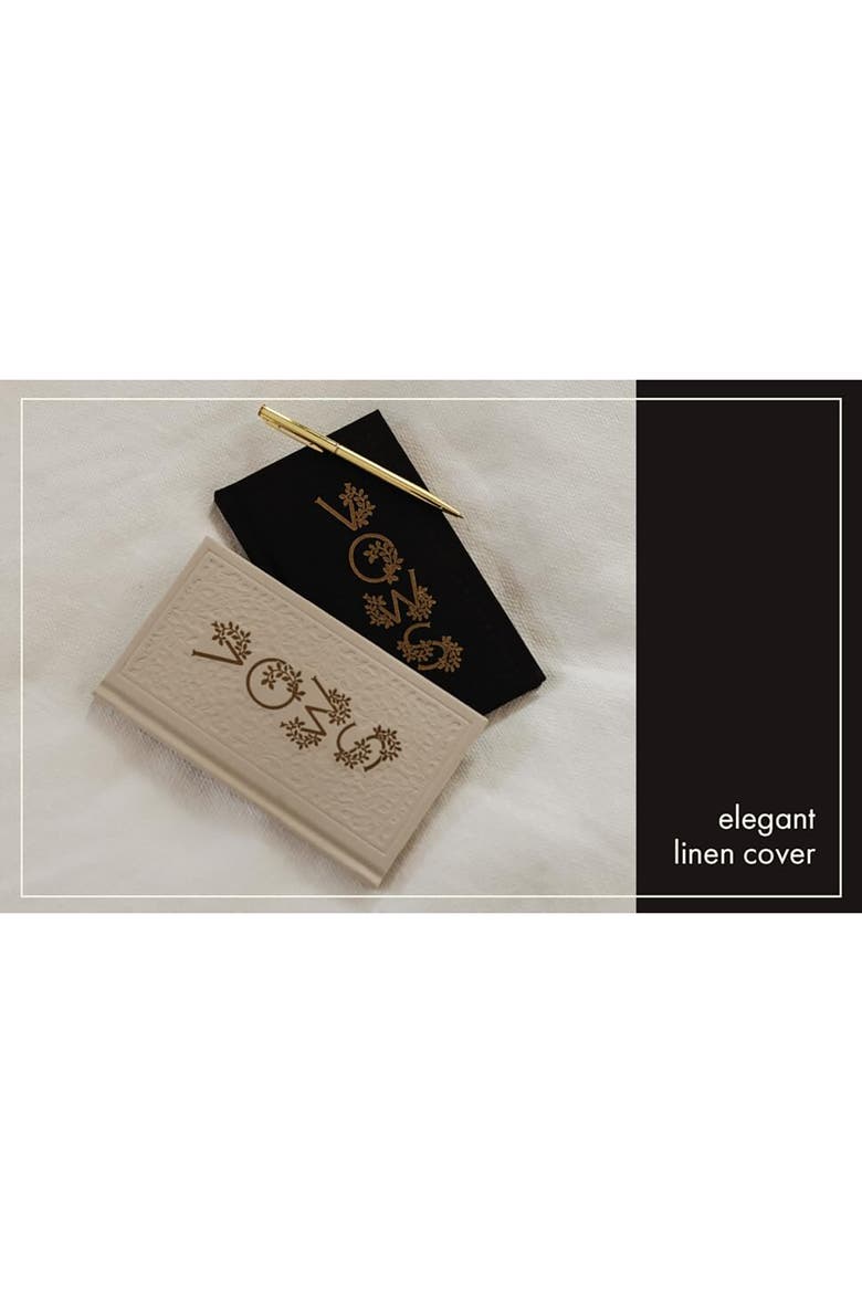 Our Wedding Vows, 2 Linen Cover Journals, Alternate, color, Multicolored