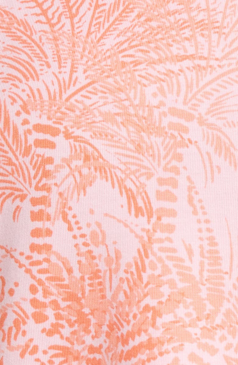 Tommy Bahama Kauai Palm Bay Print Cotton Blend T-Shirt, Alternate, color, Crystal Rose