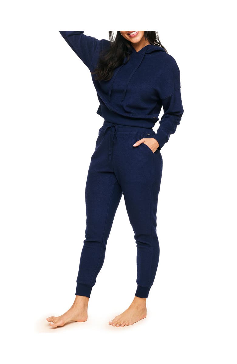 Adore Me Davinia Hoodie And Joggers Set, Main, color, Medium Blue
