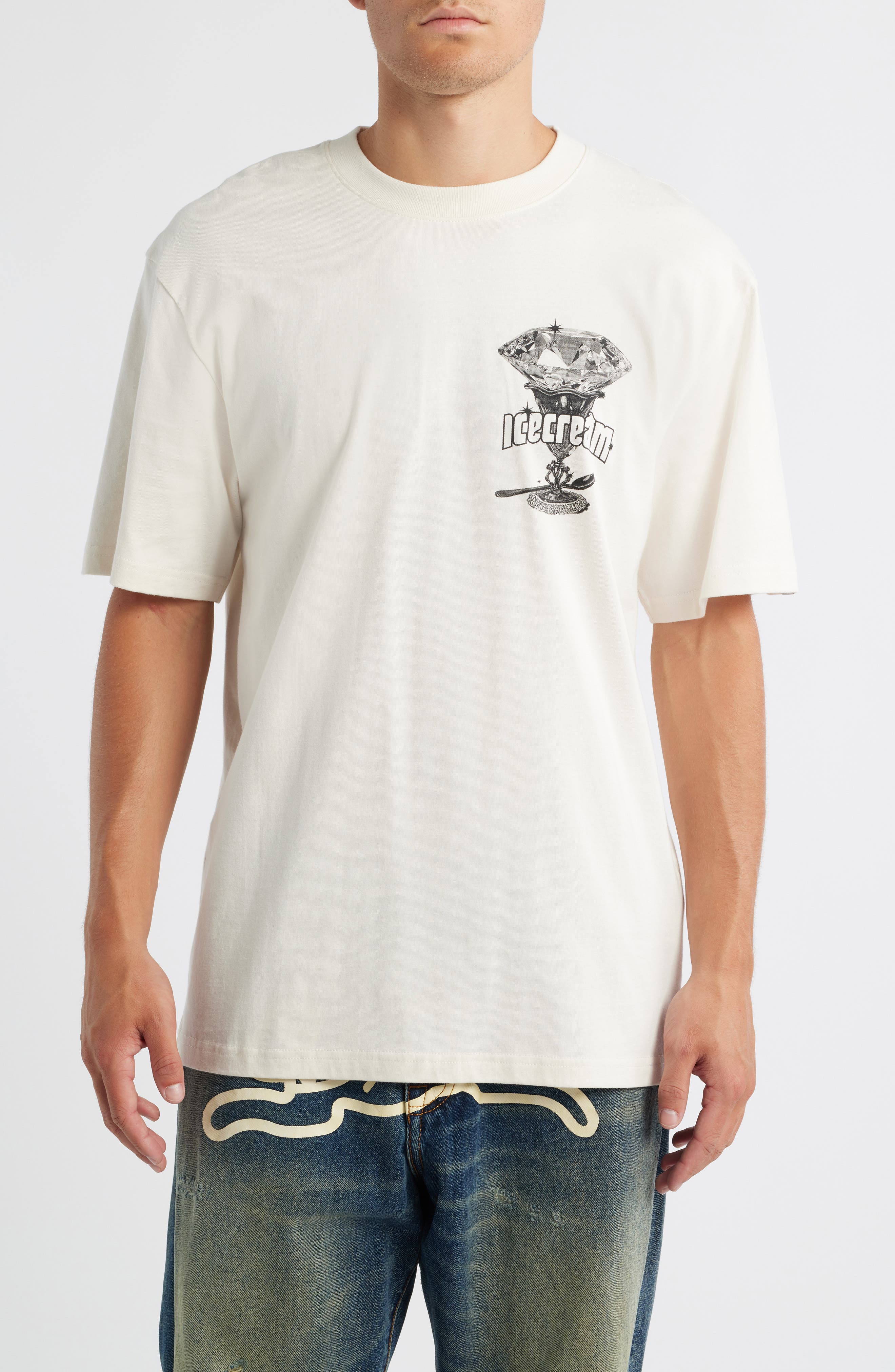 ICECREAM Spoon Oversize Graphic T-Shirt