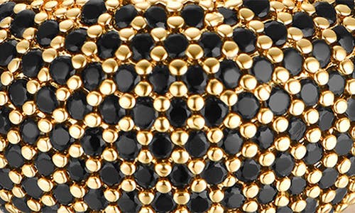 Ettika Timeless Glamour Set Of 3 Rings In Black