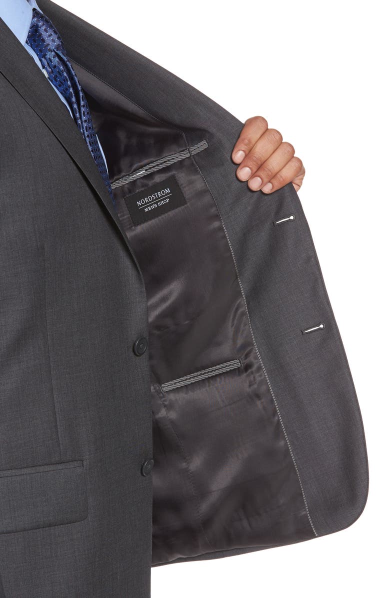 NORDSTROM MEN'S SHOP Classic Fit Solid Wool Suit, Alternate, color, 