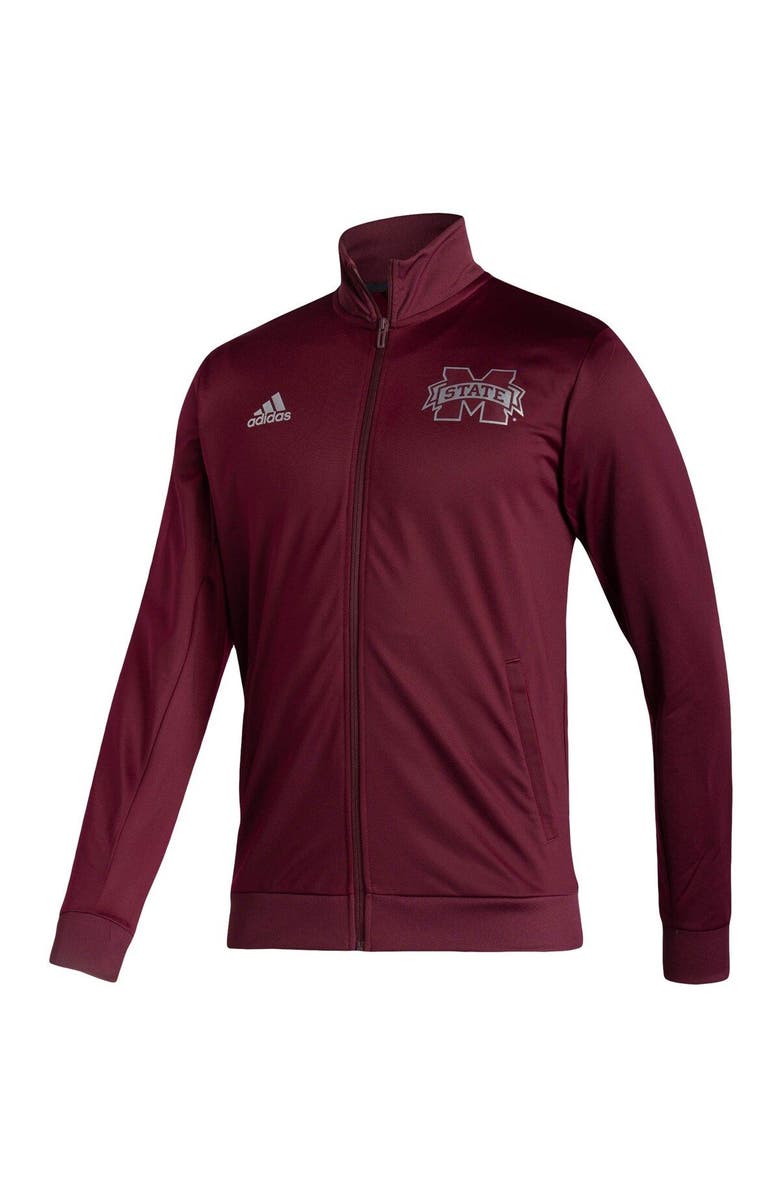 adidas Men's adidas Maroon Mississippi State Bulldogs Football Strategy Full-Zip Jacket, Alternate, color, 