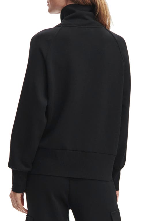 Varley Roxbury Zip-up Sweatshirt In Black