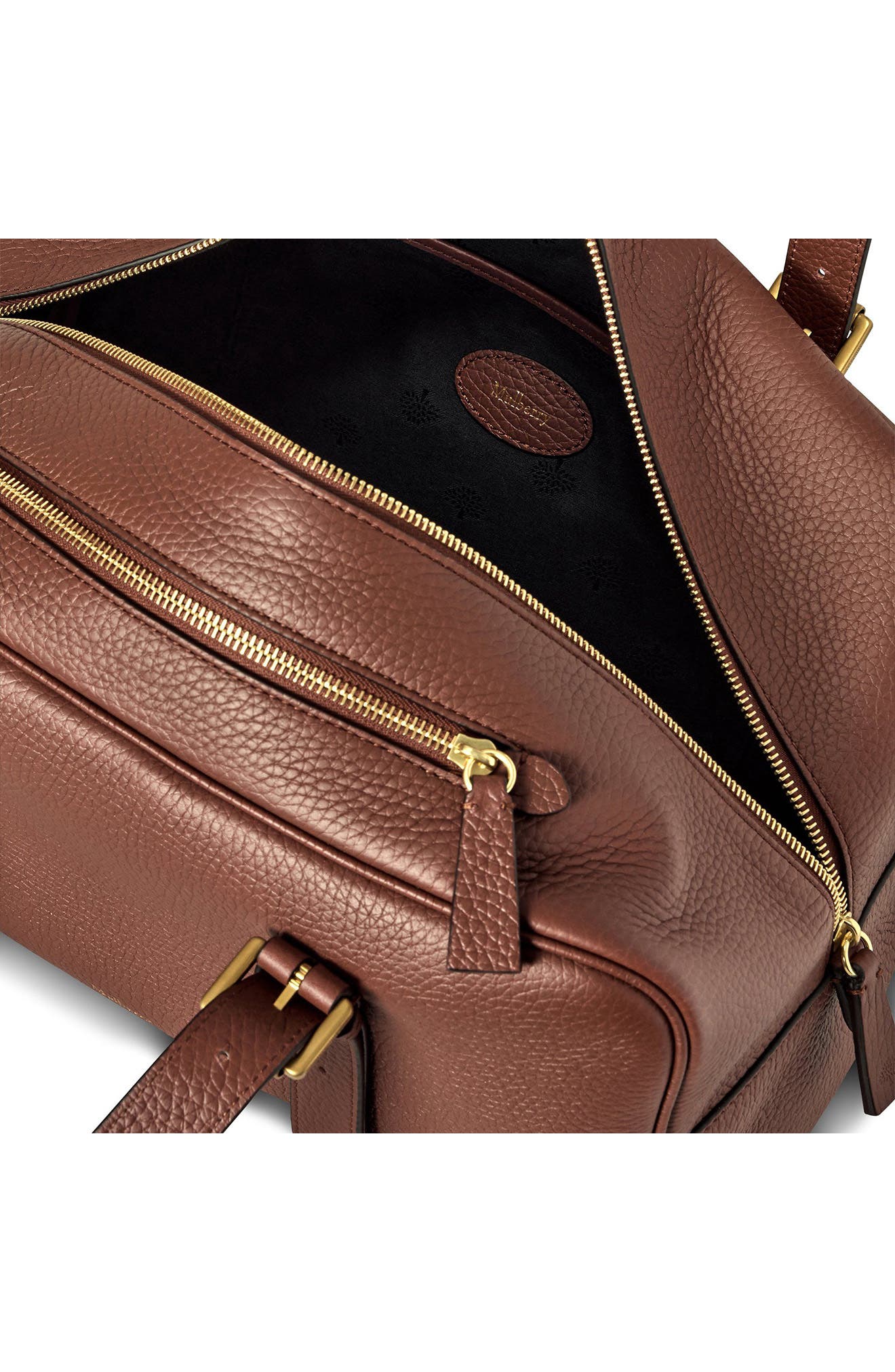 Boston Heavy Grain Top Handle Bag, Alternate, color, BRIGHT OAK