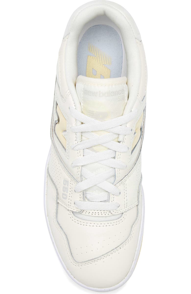 New Balance 550 Basketball Sneaker, Alternate, color, Sea Salt/ Calcium