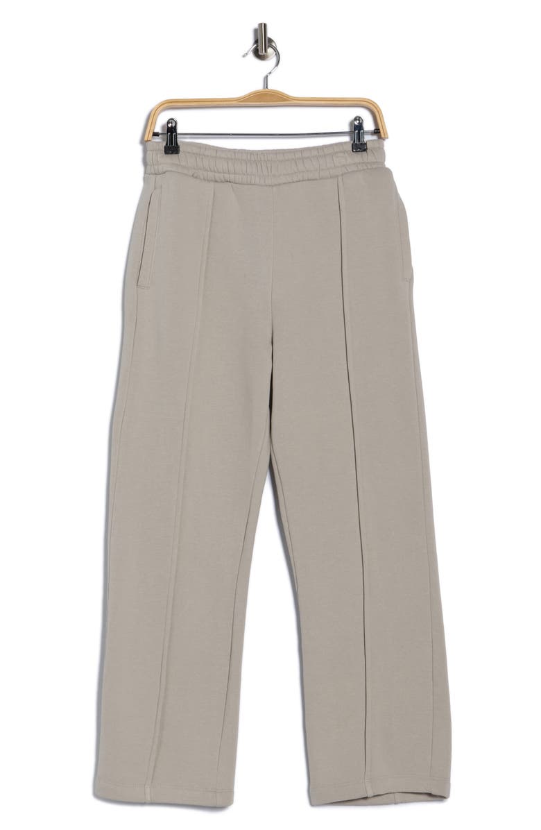 DENIM AND FLOWER Relaxed Fit Front Seam Knit Pants, Alternate, color, Gray