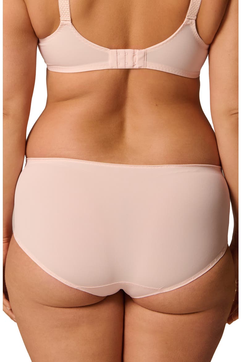 Caresse Retro Briefs, Alternate, color, BLUSH
