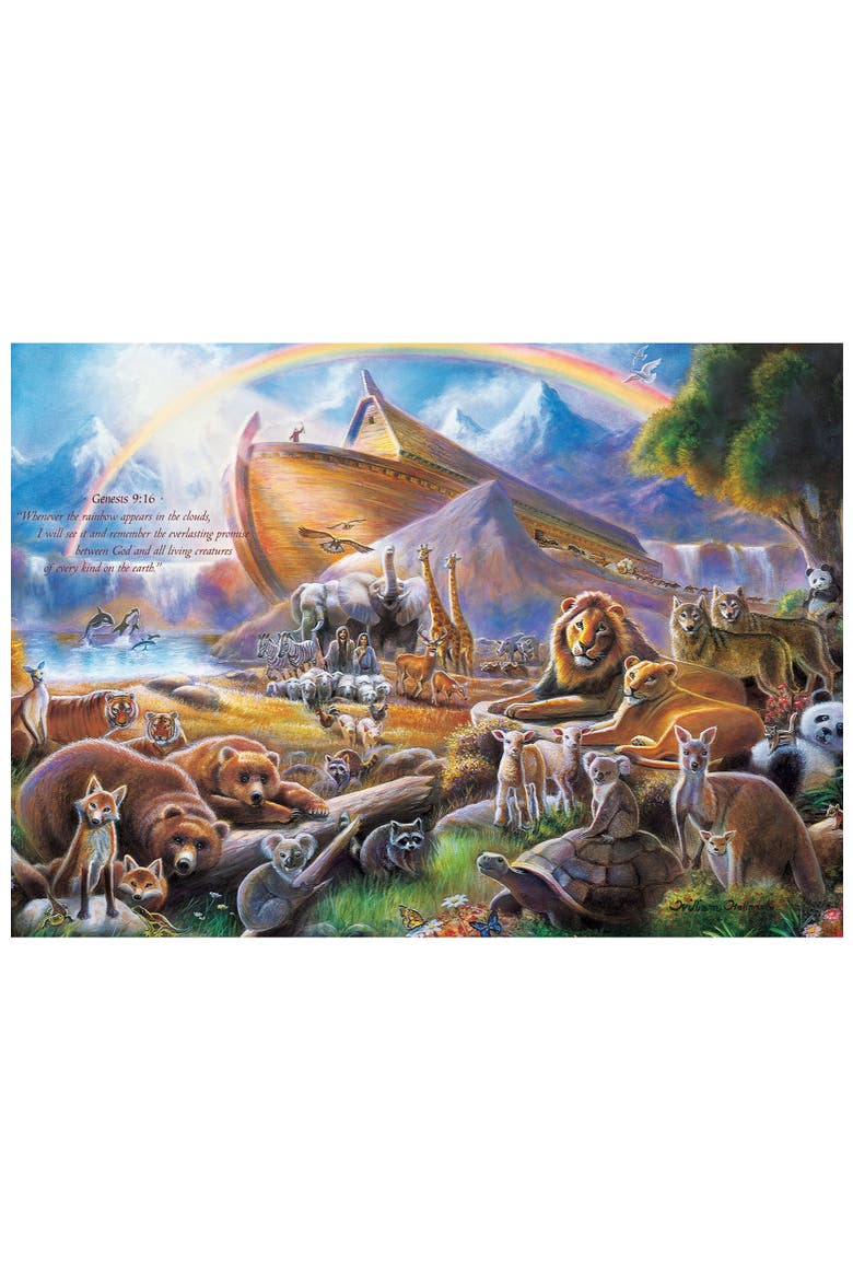 Noah's Ark 500 Piece Jigsaw Puzzle, Alternate, color, Multicolor