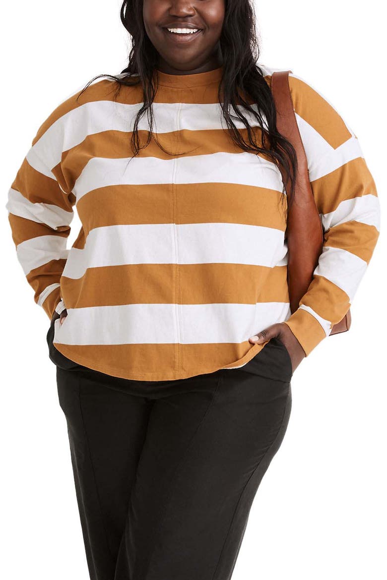 Delancey Stripe T-Shirt, Main, color, SAHARA SAND