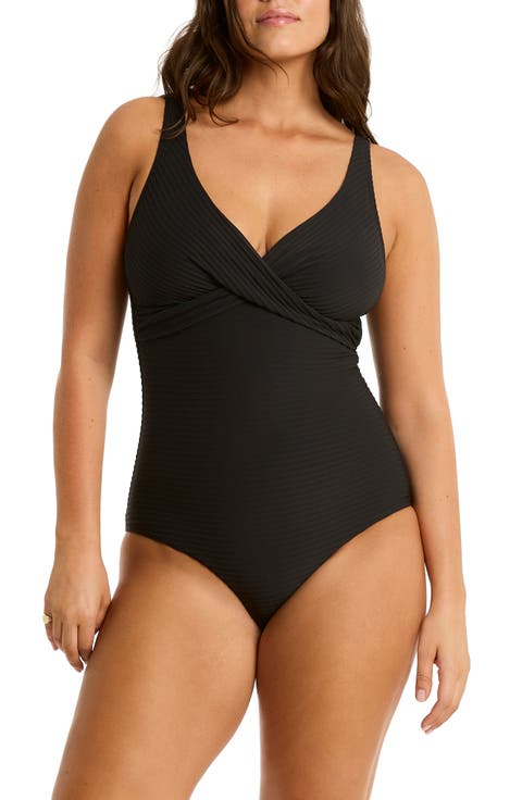 Spinnaker Crossover One-Piece Swimsuit