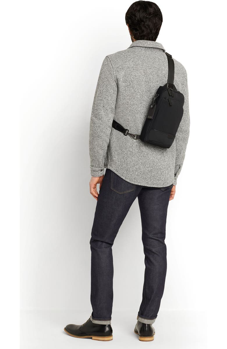 TUMI Harrison Gregory Sling Bag, Alternate, color, Dark Charcoal
