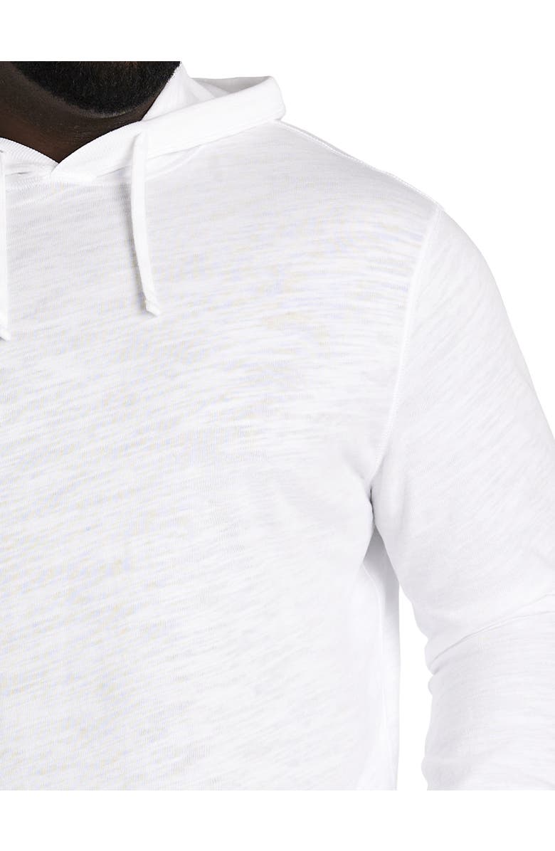 Faherty Big & Tall Sunwashed Heritage Slub Hoodie, Alternate, color, White