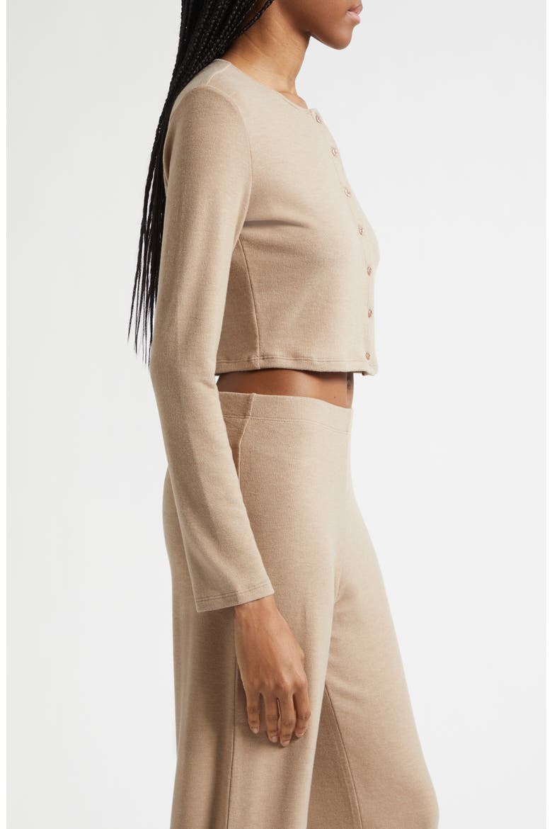 Lauren Crop Cardigan, Alternate, color, SABLE