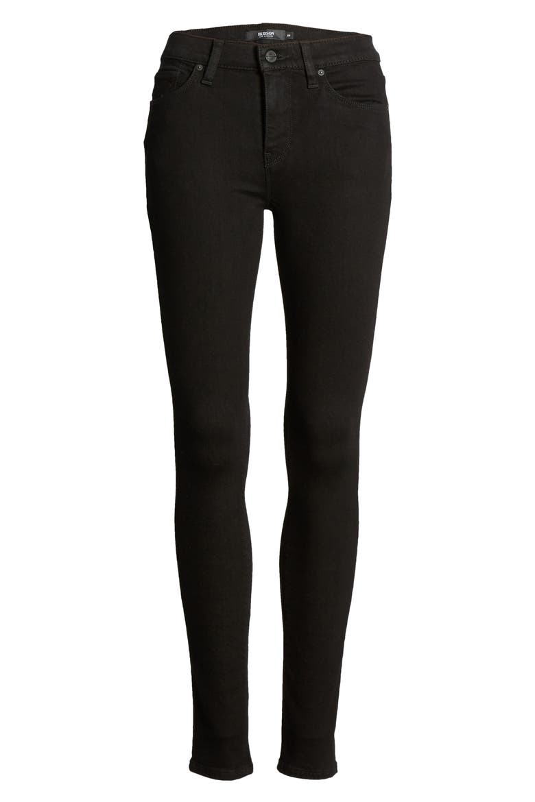 Nico Mid-Rise Super Skinny, Alternate, color, BLACK