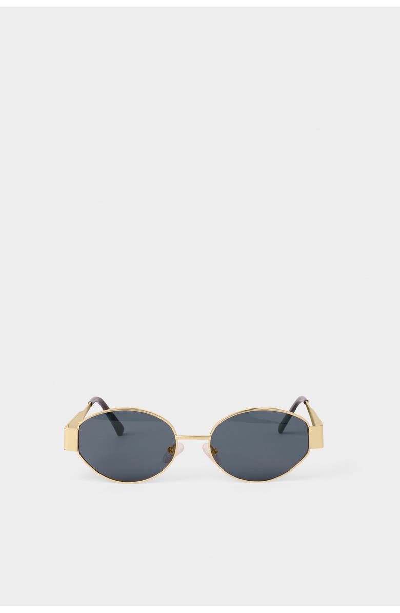 Katie Loxton Siena Sunglasses in Matte Gold, Alternate, color, Matte Gold
