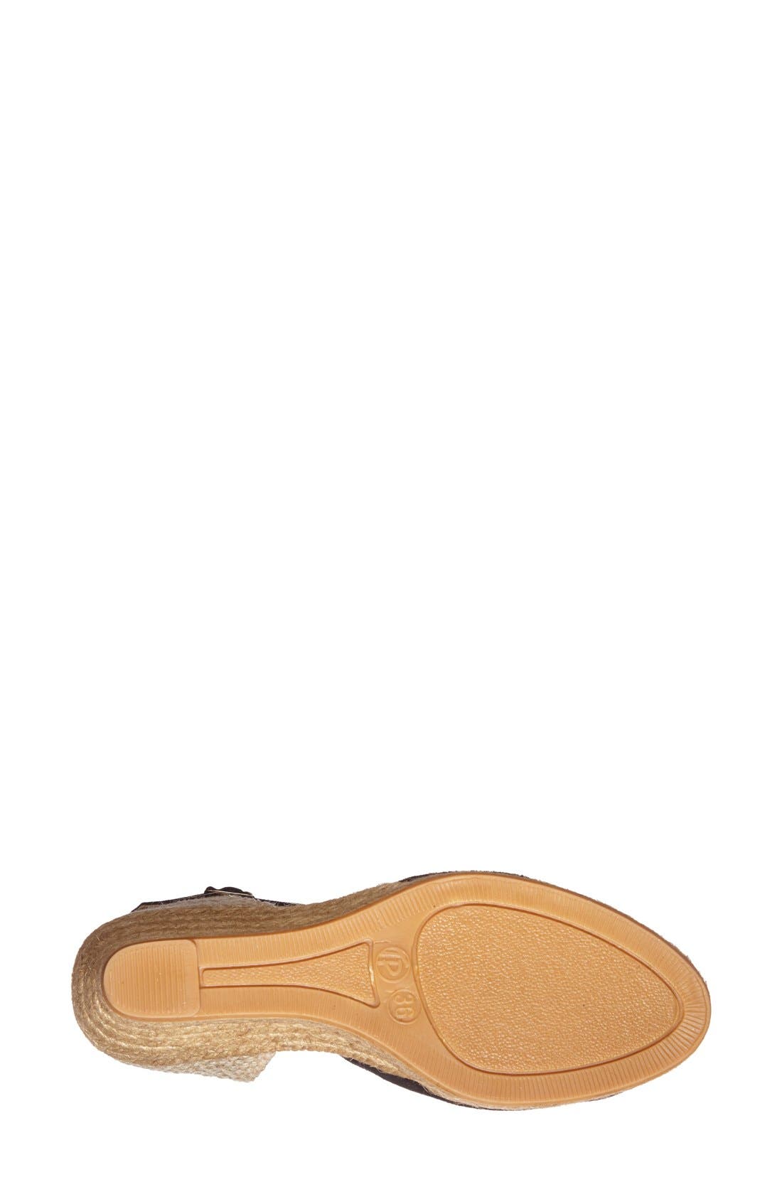 Lloret-5 Espadrille Wedge Sandal, Alternate, color, BLACK