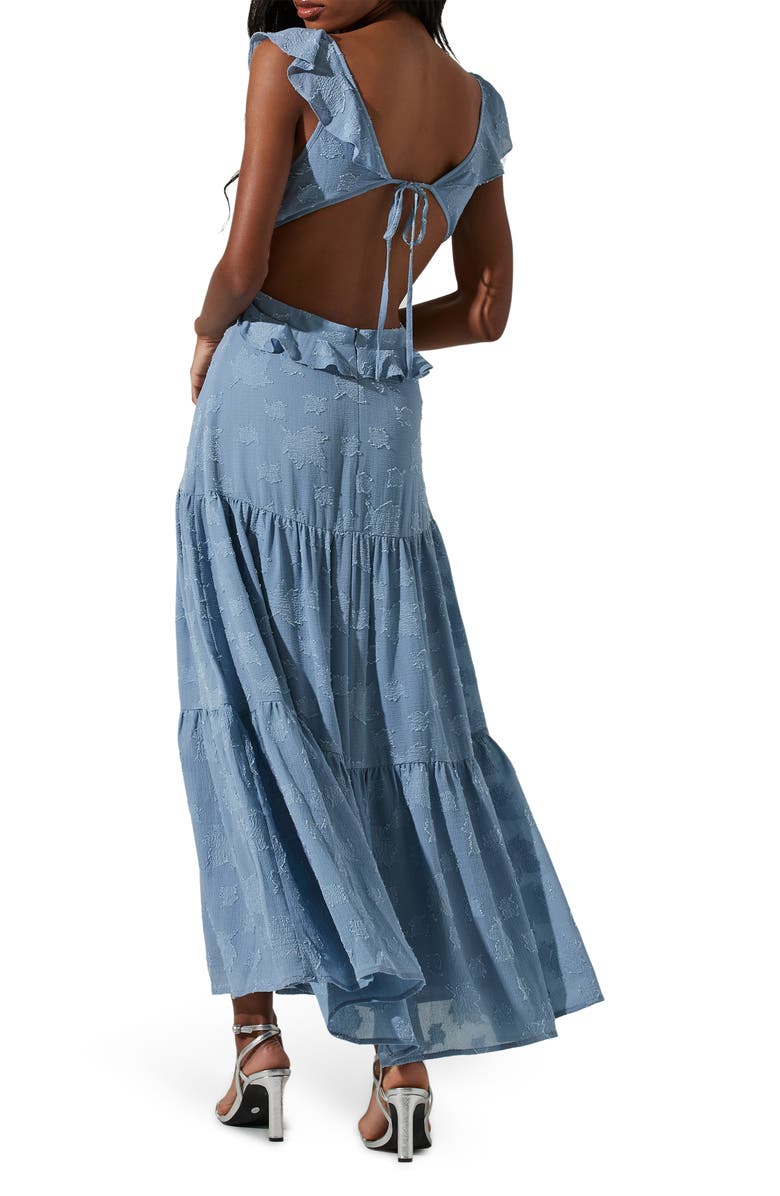 astr the label bow tie ruffle dress