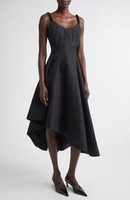 Jason Wu Collection Asymmetric Midi Cocktail Dress