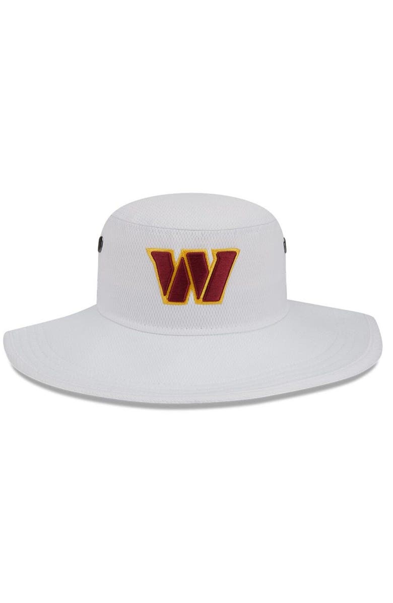 New Era Men's New Era White Washington Commanders 2023 NFL Training Camp Panama Bucket Hat, Alternate, color,