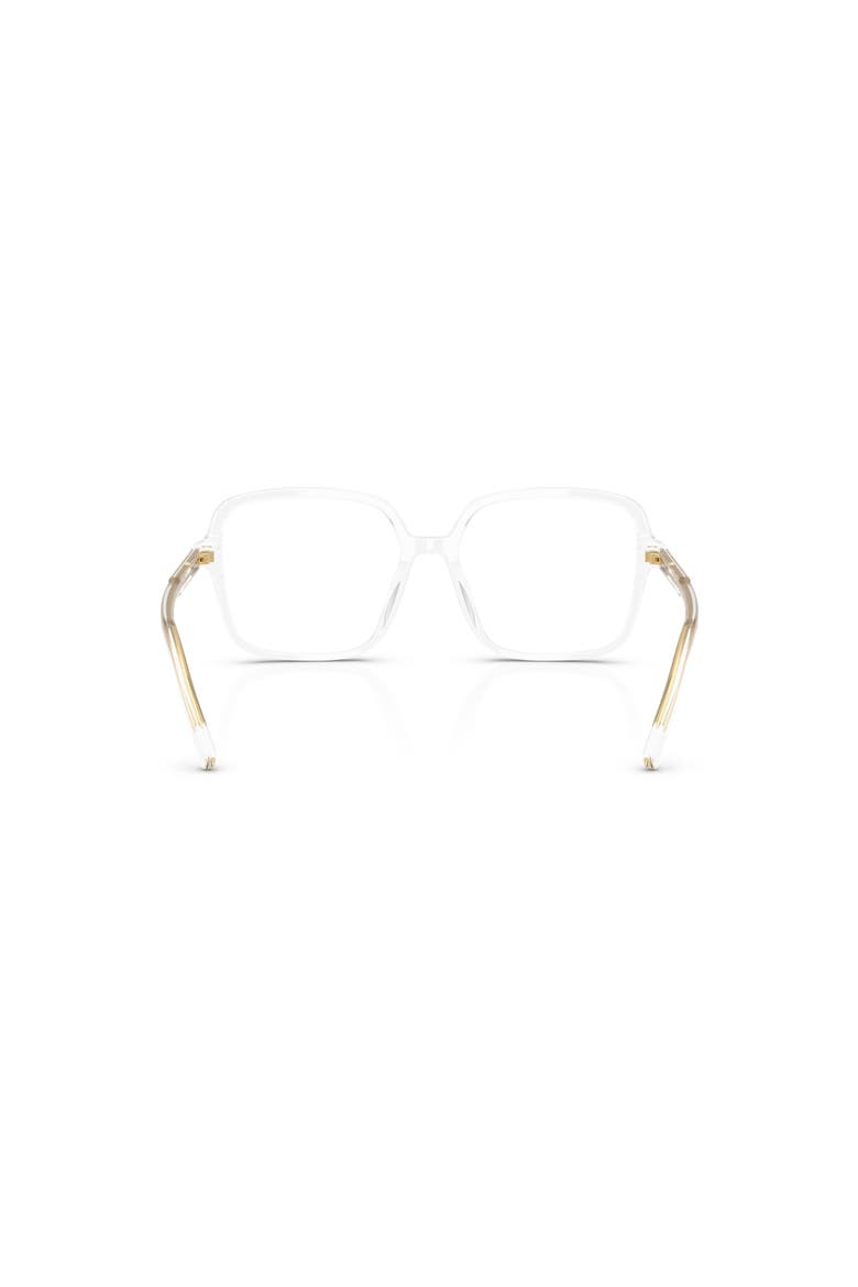55mm Square optical glasses, Alternate, color, Transparent