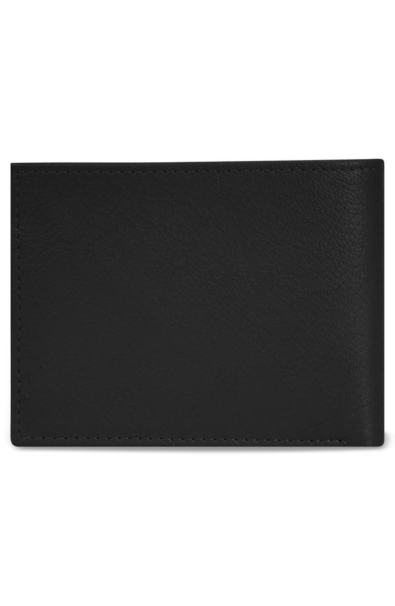CHAMPS Onyx Leather RFID Bifold Wallet, Alternate, color, Black