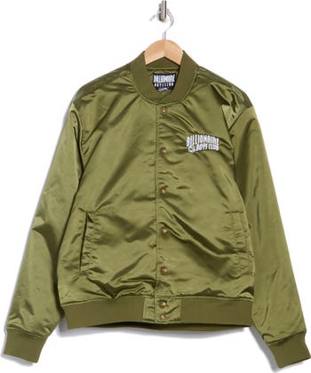 Globetrotter Nylon Satin Bomber Jacket