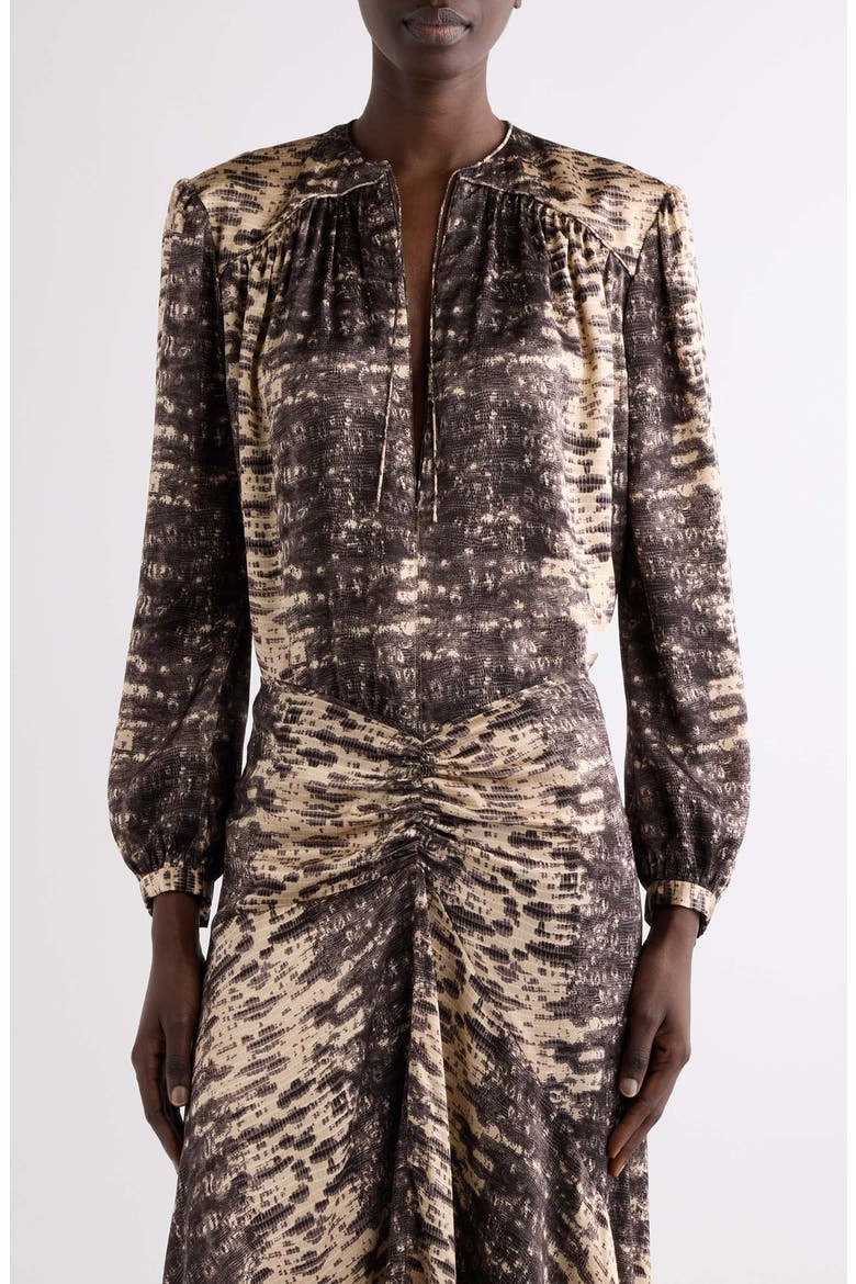 Laraya Silk Top, Main, color, BEIGE