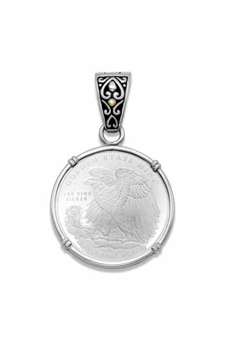 Sterling Silver Coin Pendant
