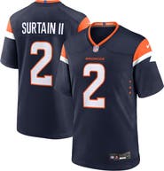 Nike Men's Nike Patrick Surtain II Navy Denver Broncos Mile High Collection Alternate Game Jersey
