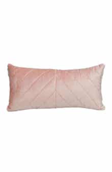 PARKLAND COLLECTION Tobyn Tran Velvet Geometric Stitched Pillow