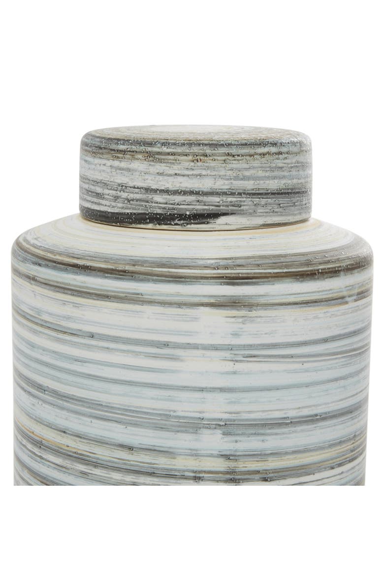 UMA Farm House Set of 3 Ceramic Canisters, Alternate, color, Gray