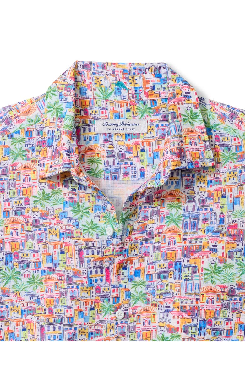 Tommy Bahama Bahama Coast Amalfi Views Short Sleeve Button-Up Shirt, Alternate, color, Continental