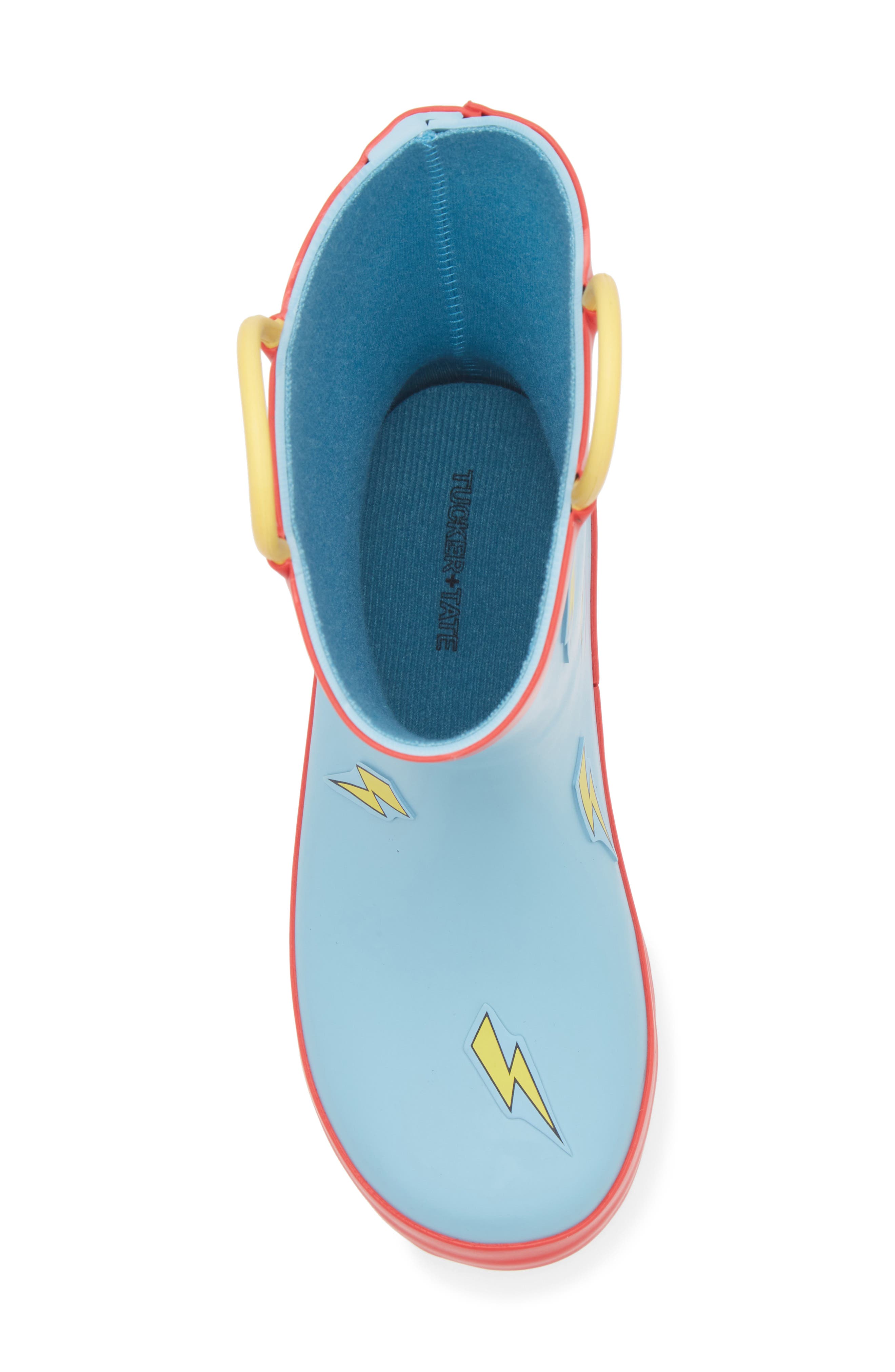 Tucker + Tate Kids' Bolt Rain Boot, Alternate, color, Blue Multi