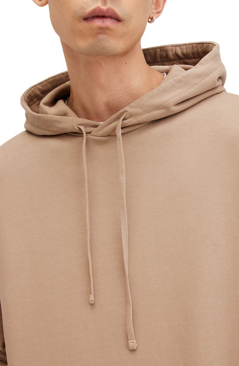 AllSaints Santi Hoodie, Alternate, color, Moorland Brown