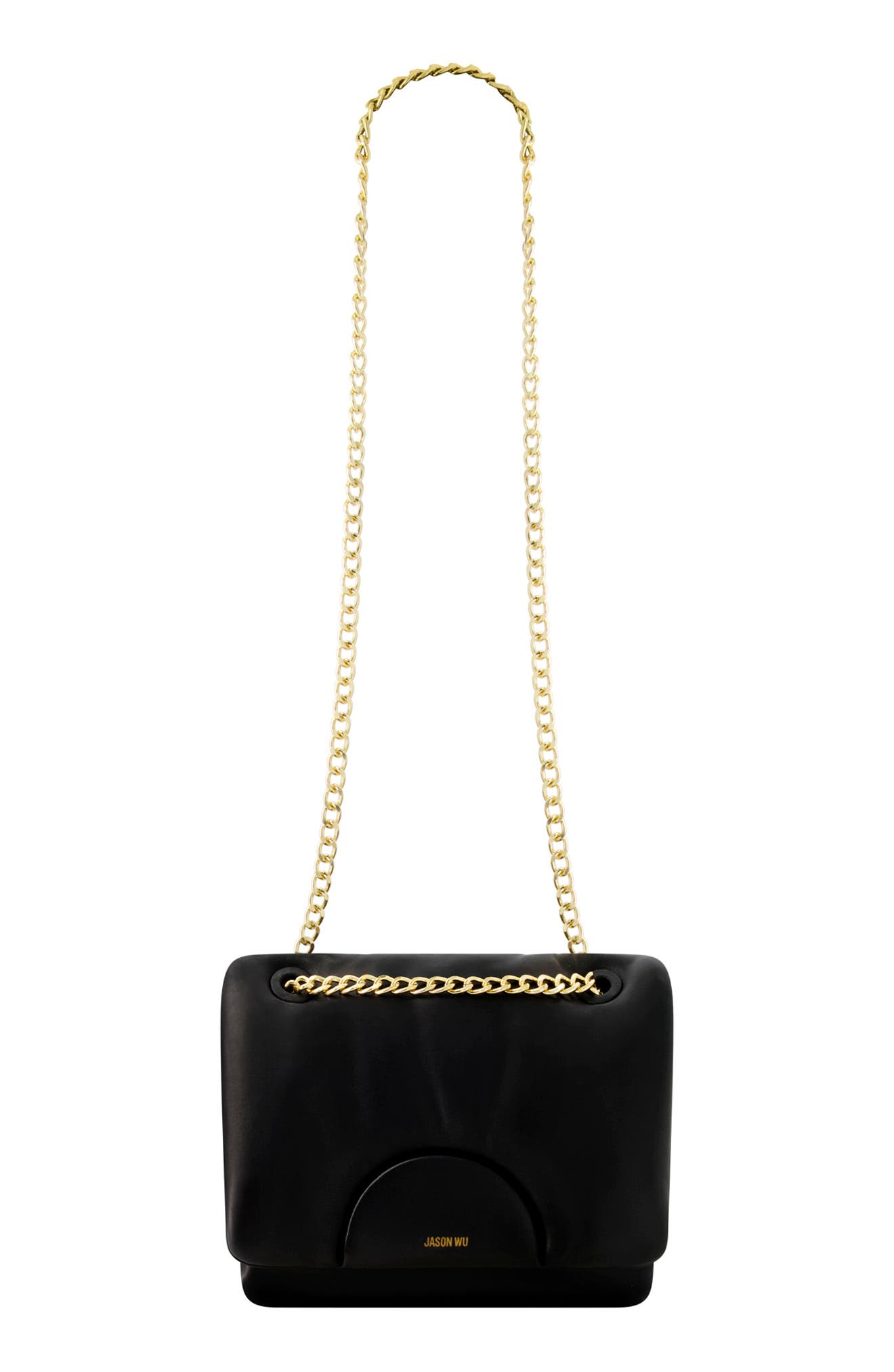 Convertible Chain Shoulder Bag, Alternate, color, BLACK