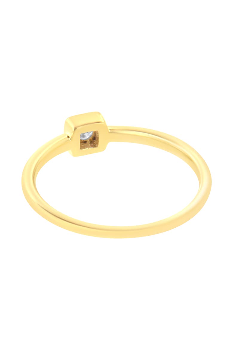 14K Yellow Gold Plated Silver 1/20 cttw Miracle Set Diamond Promise Ring, Alternate, color, Yellow Gold over Silver