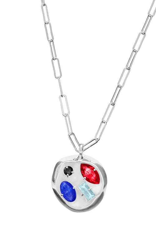 Birthdate Co. The July Birthdate Silver Pendant In July 13th - Silver