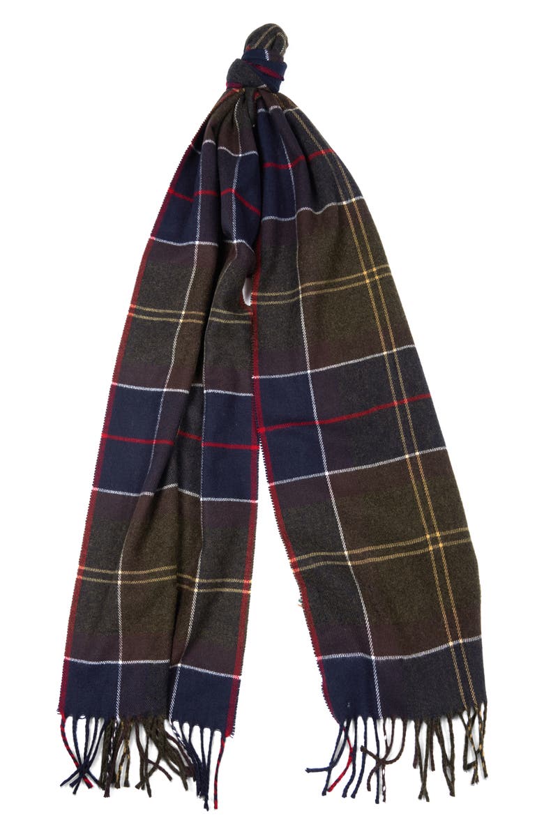 Barbour Galingale Tartan Scarf, Main, color, Classic