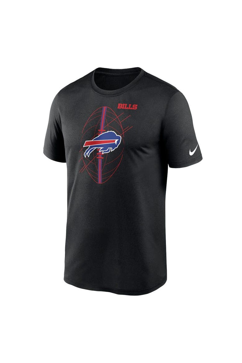 Men's Nike  Black Buffalo Bills Legend Icon Performance T-Shirt, Alternate, color, Black
