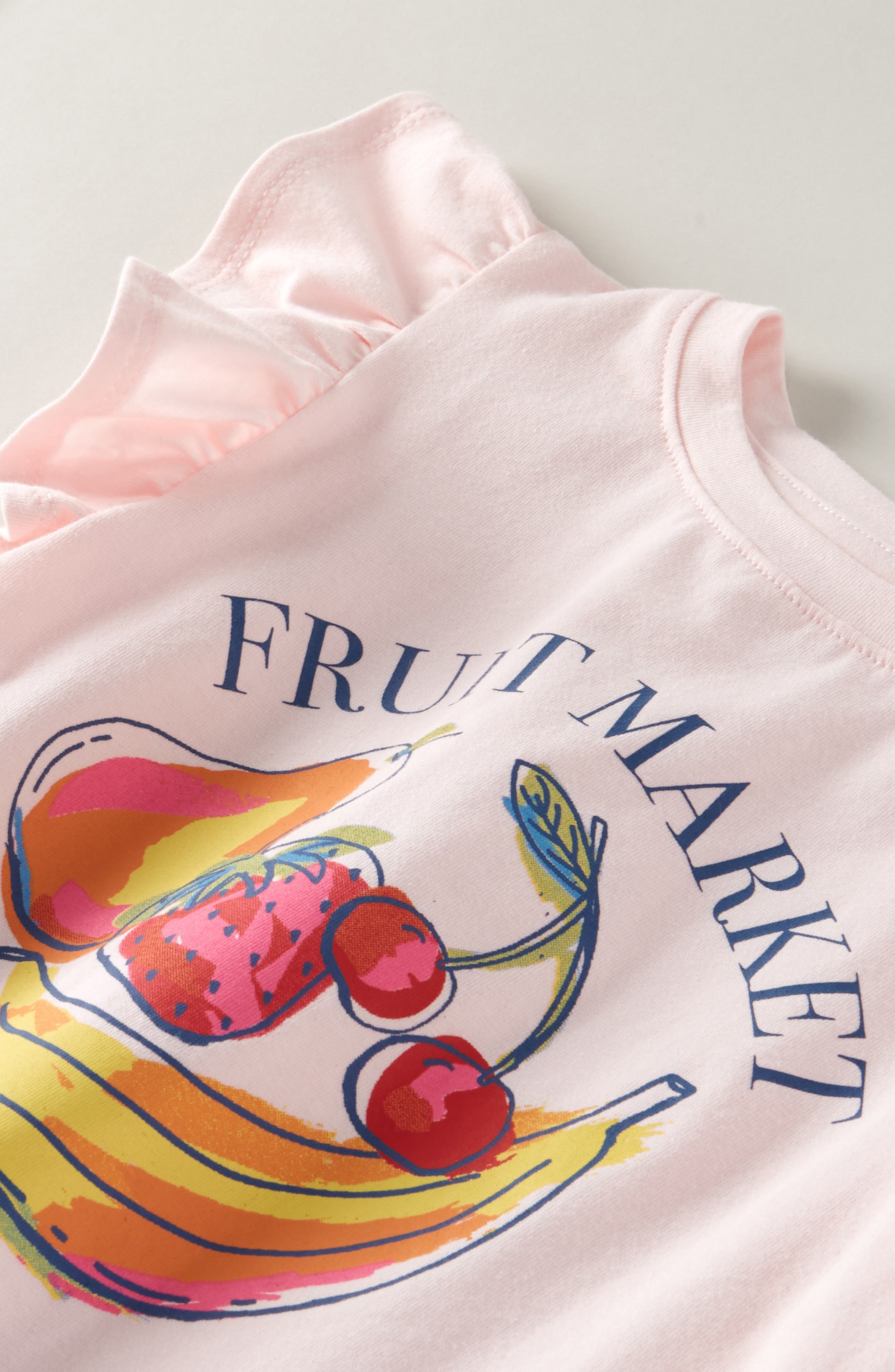 Tucker + Tate Kids' Flutter Sleeve Cotton Graphic T-Shirt | Nordstromrack