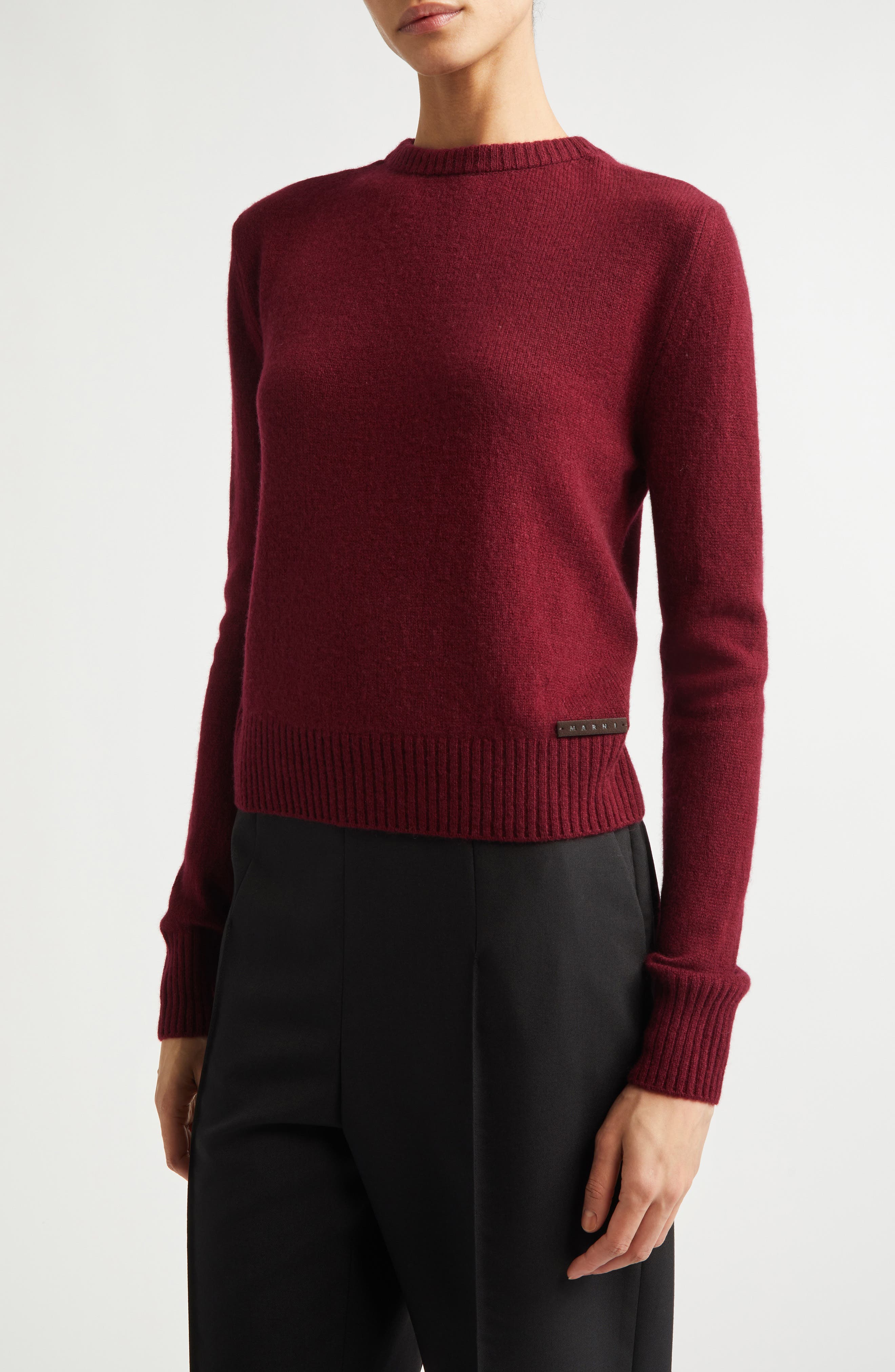 Open Back Logo Sweater